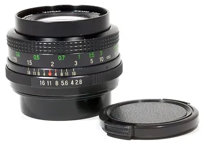 Vintage Vivitar MC 28mm Wide Angle Lens F 1:2.8 With Caps PK Mount (28) Komine • $39.95