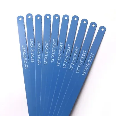 12 / 300mm Hacksaw Saw Carbon Steel Replacement Blades • £0.99