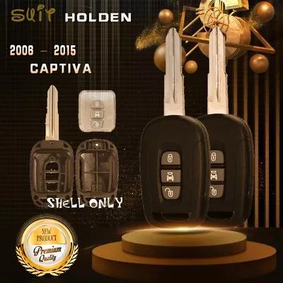 2x Replacement Remote Key Shell Case Fob 3B To Suit Holden Captiva 2006 - 2015 • $9.80