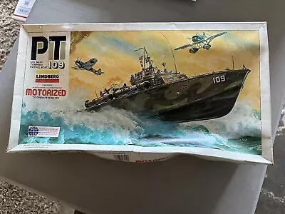 Lindberg PT 109 U.S Navy Torpedo Patrol Boat 1/64 Motorized • $15