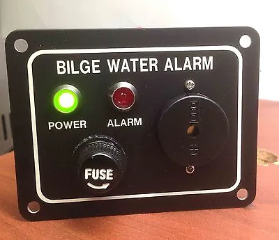 Marine Boat Bilge Alarm Pump Switch Aluminum Plate 3.25  By 2.5  LED Indicators • $23.99