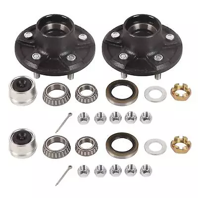 5 Lugs Trailer Idler Hub Kits 5 On 5  5x5 For 3500 Lbs Trailer Axle Set Of 2 • $59.99