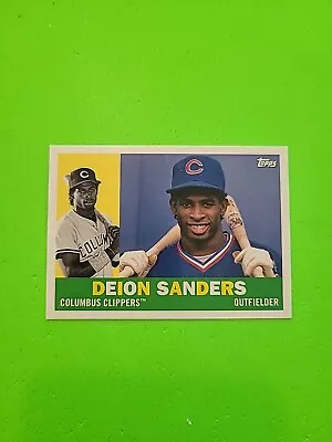 Deion Sanders 2022 Topps Pro Debut Minor League Legends MILB-7 Columbus Clippers • $0.99