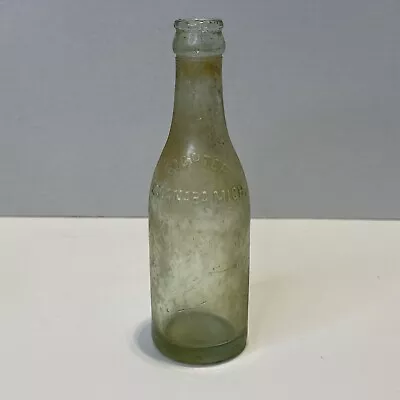 Crown Top Soda Pop Beer Bottle Richter Brewing Co ESCANABA MICHIGAN MICH MI • $7.49