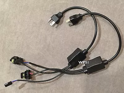 $17.50 • Buy 2X PLUG & PLAY Anti Shut Off 40A HID Relay Harness H4 9003 Hi-low Beam BI-XENON