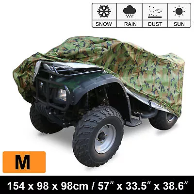 M Size Camo Waterproof 4 Wheelers Protector Quad ATV Cover For Polaris For Honda • $20.89