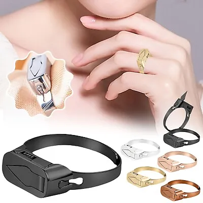 Self Ring And Men Hidden Adjustable Stainless Steel Ring Open Multifunction • $9.80