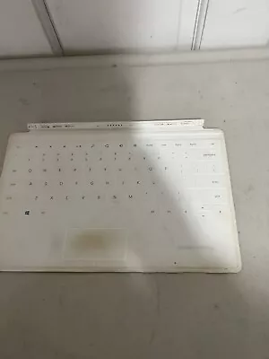 Microsoft 1515 Surface Touch Cover White Magnetic Standard Keyboard Used #1 • $16.19