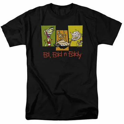 $17.49 • Buy Ed, Edd, N Eddy 3 Eds T Shirt Mens Licensed Cartoon Merchandise Black