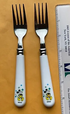 Walt Disney 2-Fork Mickey Mouse Stainless Set Made In China • $10.95