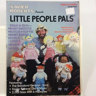 Xavier Roberts Little People Pals Soft Sculpture Dolls Craft Pattern • $18.60