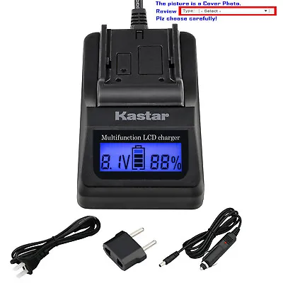 Kastar Battery Quick Charger For Panasonic CGR-DU14 CGA-DU14 & PV-GS19 PV-GS29 • $53.99