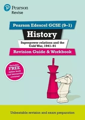 Pearson Edexcel GCSE  History Superpower And The Cold War Revision Guide  • £6.99