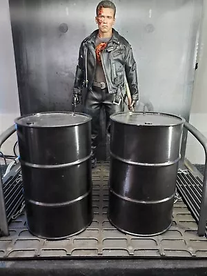 1/6 Scale Barrel Oil X2 For 12  Figure Diorama Display • £19.99