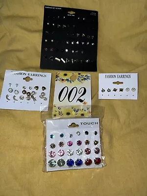 Wholesale Earrings Lot Of 4 Packs Fashion Stud Pierced New • $8