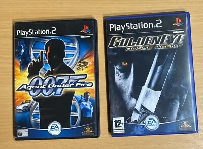 PlayStation 2 GoldenEye Rogue Agent James Bond 007 Agent Under Fire PS2 • £7