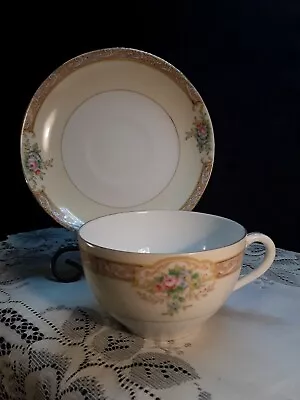 Vintage*NORITAKE MORIMURA*MADE IN JAPAN*HANDPAINTED*TEA CUP AND SAUCER SET* • $19.99