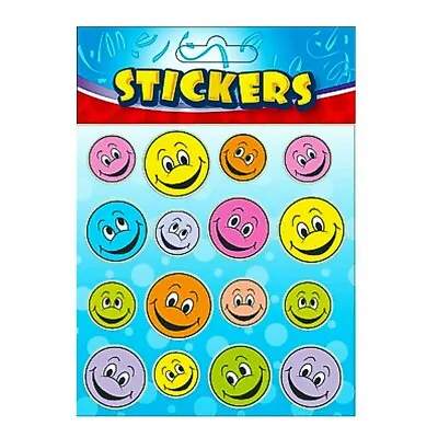 £1.09 • Buy Smiley  Face Stickers  Kids Childrens Teacher School Sticker Sheets Happy