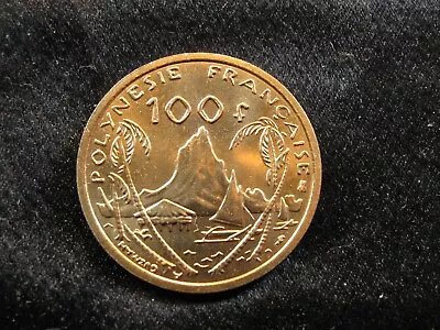 Old World Coin FRENCH POLYNESIA 100 Francs 2000 KM14  Moorea Paradise  (127) • $3.99