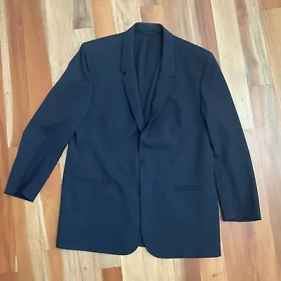 Maison Margiela Men’s Navy Blue Blazer Coat Suit JACKET Size US 46 (EU 56) WOOL • $99.59