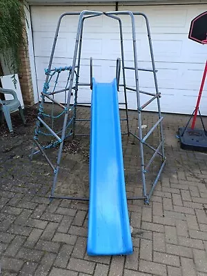 Kids Metal Climbing Frame With Slide • £2