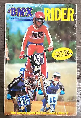 BMX Rider Racing Magazine 1985 Paperback Vans MCS Team Haro Photos USA • $21.95