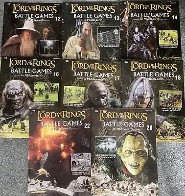 LORD OF THE RINGS: Battle Games In Middle-earth Magazine Bundle (No Figures) • £3.49