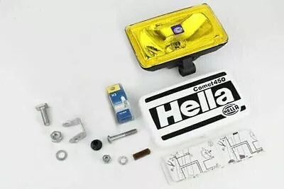 Hella Comet 450 Spot Driving Yellow Light With Cover & H3 Bulb 55W 12V • $146