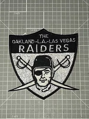 Oakland Raiders Jersey Patch The Oak-la-lv Raider Nation Silver & Black Shield🔥 • $8