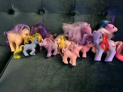 Vintage My Little Pony Lot Of 10 Ponies • $65