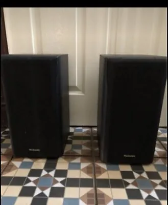 Technics SB-CH700 3 Way Speakers 100 Watt With Wall Brackets Very Good Condition • £40