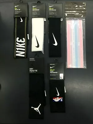  Various Nike Headbands Hairbands Black White Options - Genuine Product • $38