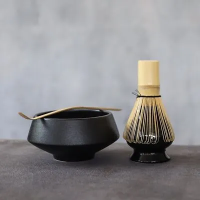 $142.79 • Buy Traditional Ceramic Matcha Bowl Japanese Style Bamboo Whisks Pottery Matcha Sets