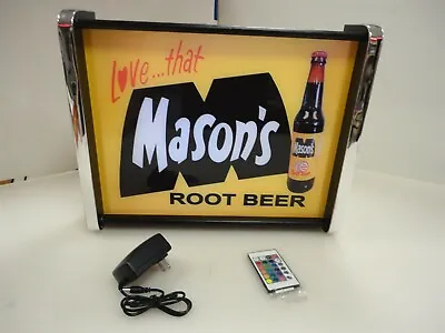 Mason's Root Beer LED Display Light Sign Box • $125