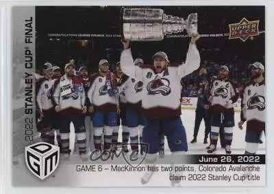 2021-22 Upper Deck Game Dated Moments Playoffs /499 Nathan MacKinnon #111 • $4.28