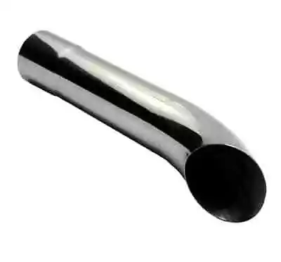 Jones Exhaust JTD112 Chrome Exhaust Tip Turn Down Style 1.75 Tip Diameter 8 Leng • $17.49