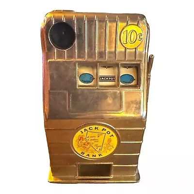 Vintage Jackpot BanK Slot Machine- Reno NV- Works- 6  Tall • $32