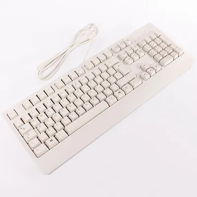 Lenovo Preferred Pro II USB Keyboard UK Layout Pearl White Classic Retro Style • £9.96