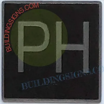 Elevator Floor Number Ph Sign- Elevator Jamb Plate Floor Ph Sign  • $14.99