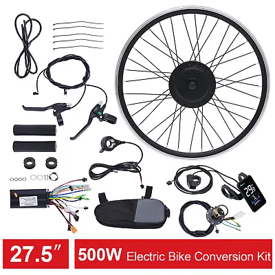 27.5 E-Bike Front Wheel Hub Motor 500W 36V Electric Bicycle Motor Conversion Kit • $220.40