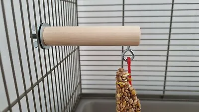 Cage Perch & Hook - Pet Accessories Rat Mouse Bird Natural Kiln Dried Pine 10cm • £4.30