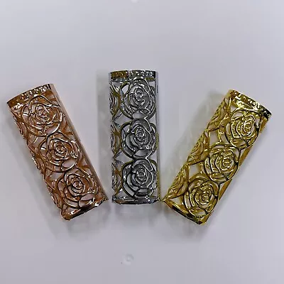 Rose Design Lighter Cover Case Fits BIC Maxi Lighter Random Colour Free Shipping • $13.95