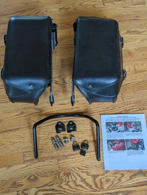 $650 • Buy V-Rod Leather Pros Saddlebags 01-07 Vrsc Vrsca Vrscb Vrscse Vrscr  V Rod