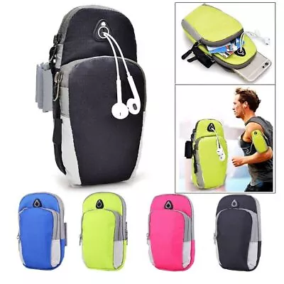 £3.89 • Buy Jogging Sports Arm Band Mobile Phone Holder Bag Running Gym Armband Exercise
