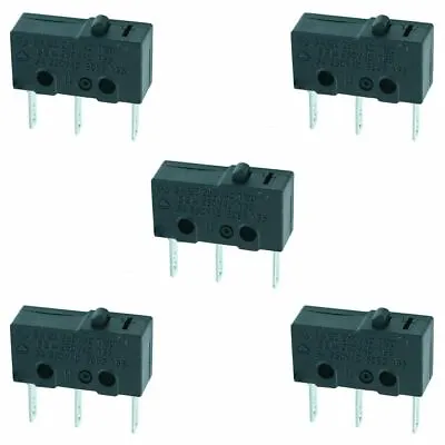 5 X Push Button V4 Miniature Microswitch SPDT 5A Micro Switch • £6.29