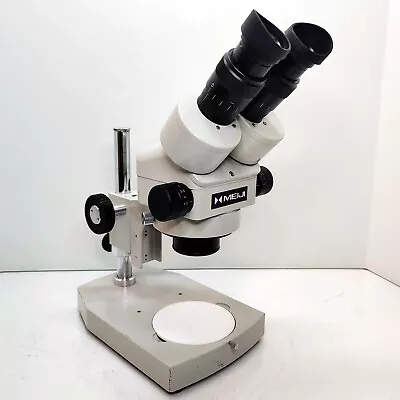 MEIJI TECHNO EMZ-5 Zoom Stereo Microscope SWF20X Serviced With Stand NICE #905 • $895