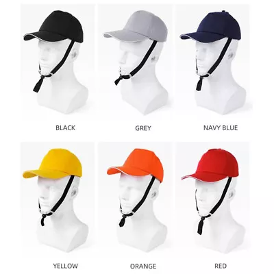 Anti-Collision Hat Safety Factory Adjustable Protective Baseball Cap ABS Shell • £9.99