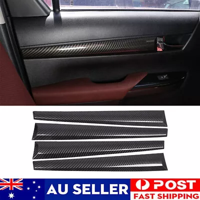 Carbon Fiber ABS Interior Door Panel Cover For Toyota Hilux 2015-21 Accessories • $56.99