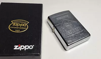 Zippo 207 Marlboro Classic Pack Street Chrome Lighter 2001 • $79.99
