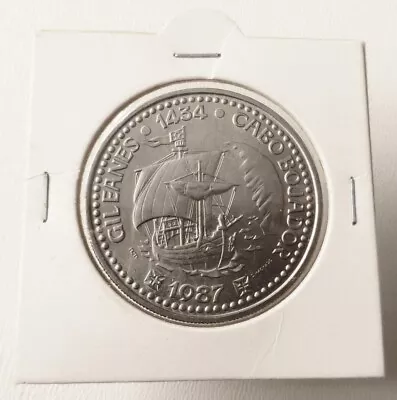 $5 • Buy Portugal Commemorative Coin 100 Escudos Portuguese Discoveries - Gil Eanes 1987